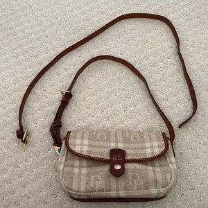 Dooney & Bourke adjustable strap fabric bag